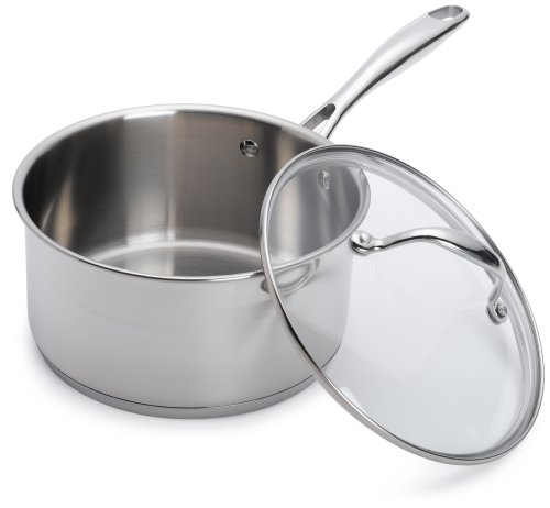 Cheap Oneida Stainless Steel 3 Quart Covered Saucepan
