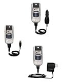 Deluxe Kit for the Motorola A780 includes a USB cable with Car and Wall Charger - Gomadic Brand w/ TipExchange Technology