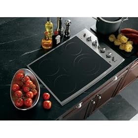 GE Profile : PP932SMSS 30in Electric Cooktop - Stainless Steel