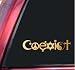 COEXIST - Promote Peace Vinyl Decal Sticker - Mirror Gold
