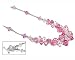 Authentic Floral Accents Sterling Silver Swarovski Crystal Necklace