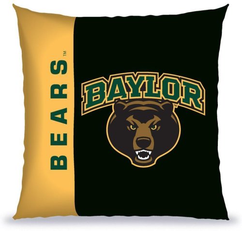 Buy Baylor Bears 27X27 Vertical Stitch Pillow - College Athletics NCAA by Biederlack