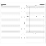 FILOFAX Day Planner Undated, Personal Size, 20 Sheets (B131319)