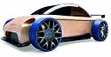 Manhattan Toy Automoblox S9-R Blue/Black Sports Sedan