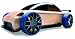 Manhattan Toy Automoblox S9-R Blue/Black Sports Sedan