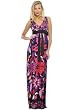 The Olian "Nicole" Floral Print Maxi Dress