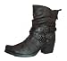 Mustang Damenstiefel Stiefel Schuhe Damenschuhe Stiefelette dunkelbraun