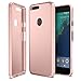 Google Pixel XL Case, Maxboost mSnap Thin Cases [Perfect Fit] [Rose Gold] EXTREME Smooth Surface with Anti-Slip Matte Coating for Excellent Grip Hard Protective PC Covers For Google Pixel XL 2016