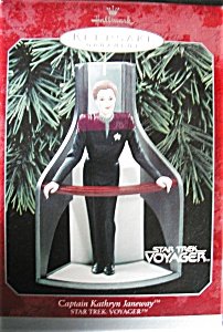 Star Trek Voyager Captain Kathryn Janeway Christmas Ornament by Hallmark