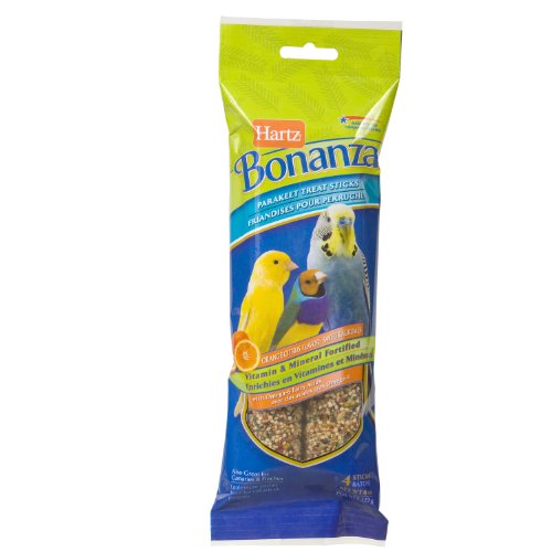 Hartz Bonanza Parakeet Treat Stick, Orange Citrus, 