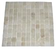 1 x 1 White Onyx Tumble Mosaic Tiles for Kitchen Backsplash Bathroom Floors, Walls