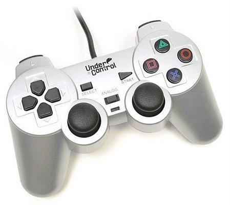 PS2 Manette Shock Controller SILVER