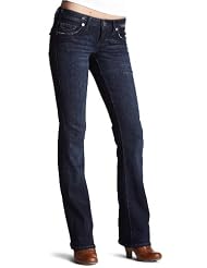See Thru Soul Junior's Back Flap Boot Cut Jean