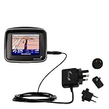 International Wall / AC Charger for the TomTom Rider - Gomadic Brand w/ TipExchange Technology