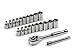 TEKTON 1/4 Inch Drive Socket Set, 22-Piece (5/32-1/2 in., 4-13 mm) | 1060
