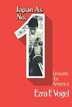 Japan as Number One Lessons for America