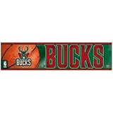 NBA Basketball Milwaukee Bucks Bumper Sticker (2-Pack)