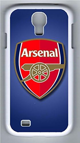 S4 Case, Galaxy S4 Case, Customize Samsung Galaxy S4 Hard Plastic White Protective Case Shock-Absorption Bumper Case for New Galaxy S4 - Arsenal Fc