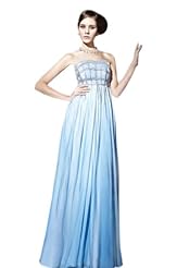Plus Size Chiffon/Taffeta/Tulle Beaded Applique Crystals Crystal Lace Mother-of-the-Bride Dress/Prom Dress 