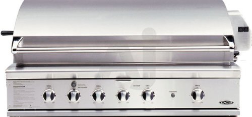 DCS Professional Grill Series BGB48BQARL-CAD48 48 Built-in Gas Grill with 4-25,000 BTU Burners, Heavy-Duty Rotisserie Motor, Smart Beam Grill Light and Stainless Steel Grill Cart: Liquid Propane