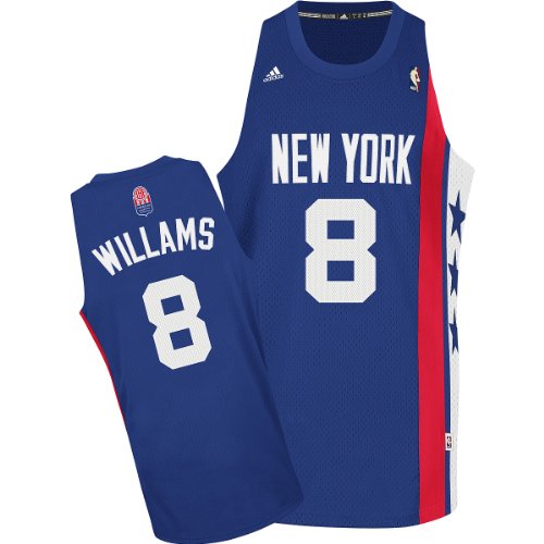 Adidas New York Nets Deron Williams Aba Hardwood Classic Swingman Jersey Medium