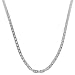 Stylish Shiny Solid 925 Sterling Silver Mariner Link Chain