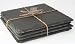 from SNOW DESIGNS SET OF FOUR BLACK SLATE SQUARE PLACEMATS.