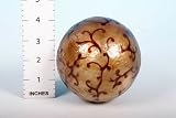 Glod Leaf Design Capiz Decorative Ball 9cm (849012)
