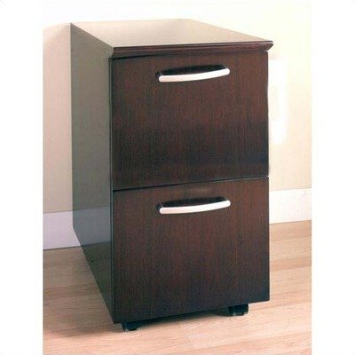 Mahogany on Walnut Veneer Filing Cabinet