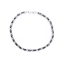 Amethyst and Cubic Zirconia Bracelet, Silver, Mode&hellip 