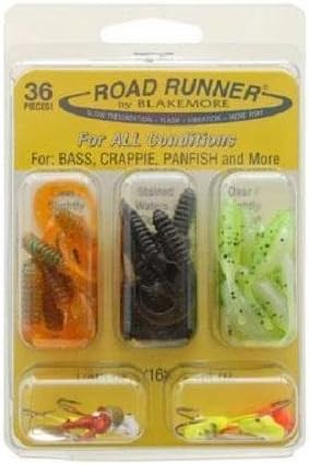 Blakemore Jig Heads and Bodies Fishing Lure Kit (36-Piece) by Blakemore