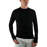 Woolx Men's Merino Wool Base Layer Shirt - HEAVYWEIGHT - EXTREMELY WARM