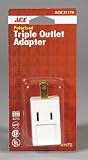 COOPER WIRING DEVICES ACEBP4400W TAP CUBE VNYL WHT 15AACE ACEBP4400W POLARIZED TRIPLE CUBE ADAPTER (pack of 5)