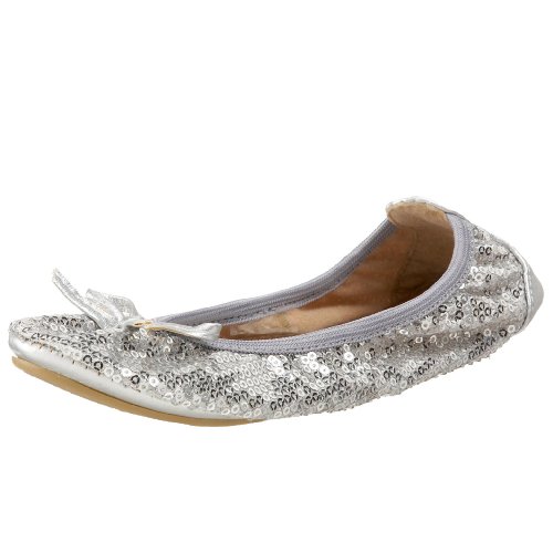 Ragg Little Kid/Big Kid Twinkle Girl Ballet Flat,Silver,12 M US Little Kid