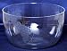 Individually Hand Etched Grapes Large Glass Salad Bowl 4.5"H 8"D