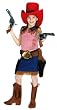 Girls Little Texy Cowgirl Costume - Child Medium
