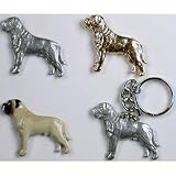 Mastiff Hand Painted Pin