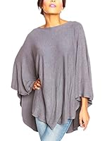 SO Cachemire & Knitwear Poncho Salome (Gris)