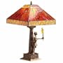 Goofy (Olympic Torch) Stained Glass Lamp