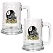 Pittsburgh Steelers NFL 2pc 15oz Glass Tankard Set