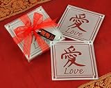 Asian Love Glass Coasters