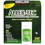 Aller-Tec Allergy Relief Antihistamine 300 tablets