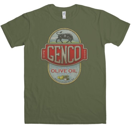 Mens T Shirt - Genco Olive Oil - 8Ball Originals Tees