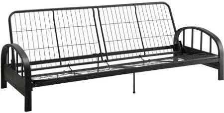 Aiden Homes Metal Sofa Bed Futon Frame , Black