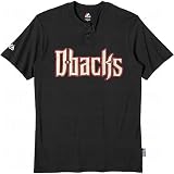 Arizona Diamondbacks New Cool Base Fabric (Light and Comfortable) 2 Button Officially Licensed MLB Jersey Adult Small