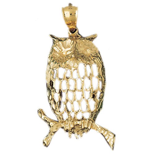 14K Gold Pendant Owl Style 10.5 – Gram(s)