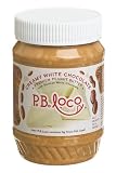P.B.Loco Gourmet Flavored Peanut Butters Creamy White Chocolate Peanut Butter, 16-Ounce Jars (Pack of 4)