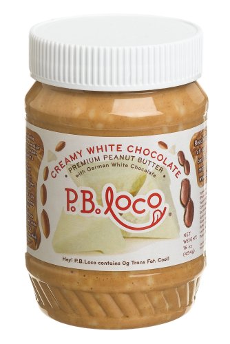 P.B.Loco Gourmet Flavored Peanut Butters Creamy White Chocolate Peanut Butter, 16-Ounce... by P.B.Loco Gourmet Flavored Peanut Butters