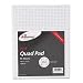 Quadrille Pad with 4 Squares/Inch, 8 1/2 x 11, White 15#, 50 Sheets/Pad (AMP22030C) Category: Memo Paper and Scratch Pads