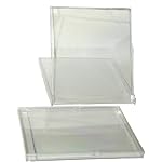 25 CD Jewel Boxes - Calendar Boxes - Clear Standard Empty #CDBS10CA - Art Display Storage Stand-Up Jewel Cases!